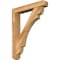 Ekena Millwork Olympic Craftsman Rough Sawn Bracket w/ Offset Brace, Western Red Cedar, 6"W x 34"D x 42"H BKT0604X34X42OLY04RWR - alternate 1